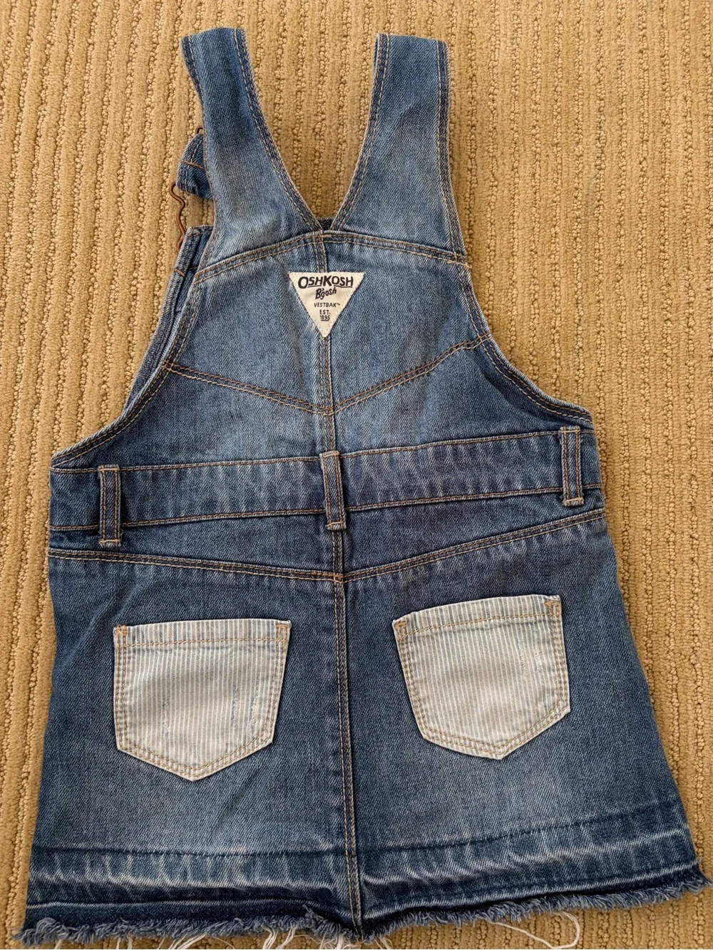 OshKosh B'gosh Denim Overall Skirt in Blue